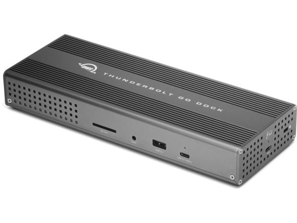OWC Go Dock - Dokkingstasjon - Thunderbolt 4 - 2 x Thunderbolt 4, HDMI - 2.5GbE, 1GbE - 120 watt