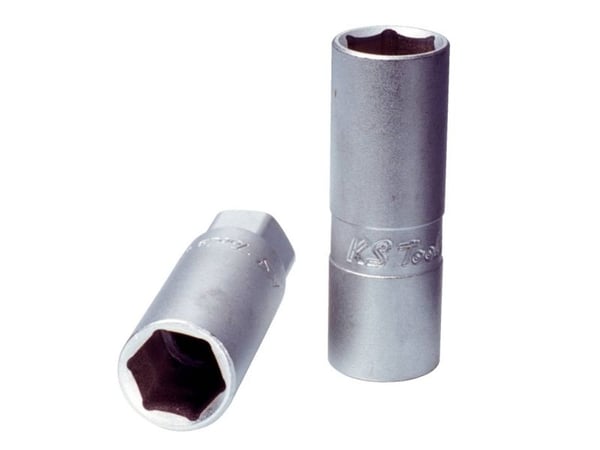 KS Tools 911.3909, Stikkontakt, 3/8", Imperisk, 1 hoder, Kromvanadiumstål, DIN 3120, ISO 1174, ISO 3315, DIN 3124