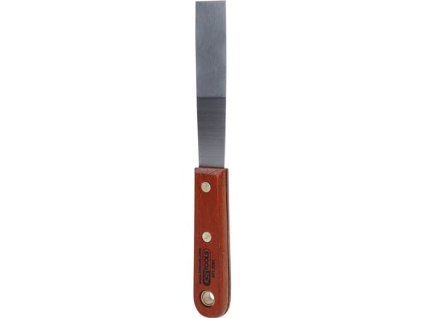 KS TOOLS Spatel i rustfritt stål, 25 mm, med 2-komponent håndtak (907.2261)