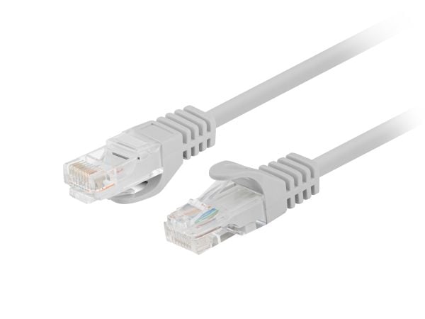 PATCHCORD CAT.6 UTP 7.5M SZARY FLUKE LÄPÄISSYT LANBERG