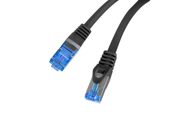 Lanberg PCF6A-10CC-0025-BK, 0,25 m, Cat6a, S/FTP (S-STP)