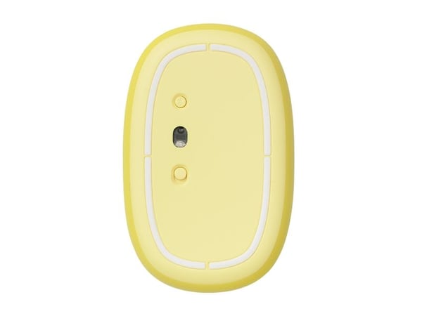 Rapoo M660 Silent, Ambidekstriøs, Optisk, RF trådløs + Bluetooth, 1300 DPI, Gult