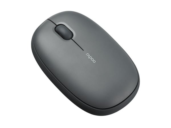 Rapoo M660 Silent grijs draadloze Multi-Mode-Muis, Ambidekstriøs, Optisk, RF trådløs + Bluetooth, 1300 DPI, Grå