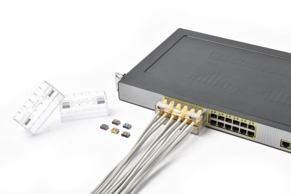 Smartkeeper CSK-NM10/P12, Portblokker, RJ-45, Gjennomsiktig, Plast, 1 stykker, 88 mm