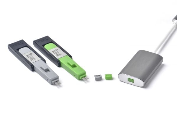 Smartkeeper MD04P1GY, Portblokker, DisplayPort, Grå, 10 stykker, Polybag, 130 mm
