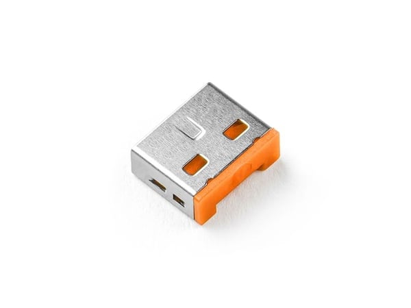 Smartkeeper UL03PKOR, Portin lukitsin + avain, USB A-tyyppi, Oranssi, 6 kpl, Muovipussi, 12,3 mm