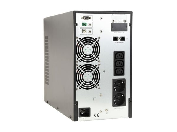EnerGenie EG-UPSO-2000 - UPS - online - AC 220 V - 1800 watt - 2000 VA - 7 Ah - USB - utgangskontakter: 5