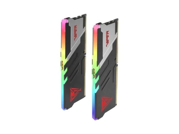 Patriot Viper Venom RGB series - DDR5 - sett - 32 GB: 2 x 16 GB - DIMM 288-pin - 7000 MT/s / PC5-56000 - CL32 - 1.4 V - ikke-bufret - on-die ECC - ...