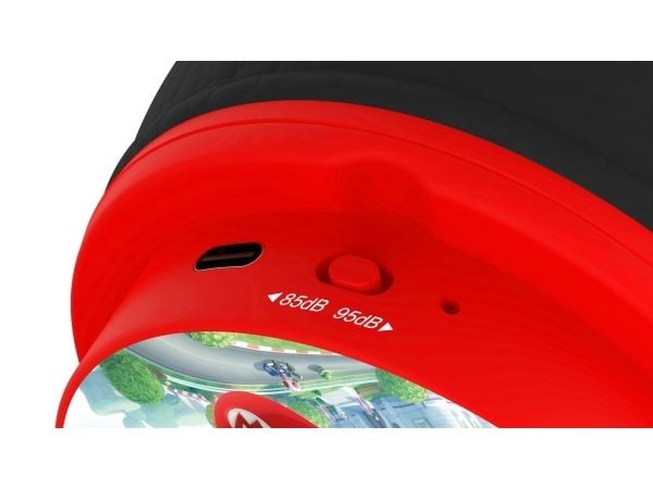 OTL Technologies Super Mario Mario Kart, Kabel & Trådlös, Spela, 160 g, Headset, Röd