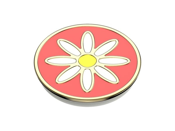 POPSOCKETS Emalj Quaint Daisy korall