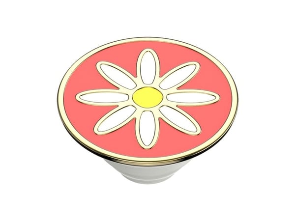 POPSOCKETS Emalj Quaint Daisy korall