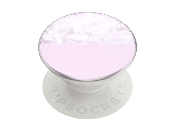 PopSockets PopGrip - Fingergrep/stativ for mobiltelefon - Glam Inlay Acetate Lilac