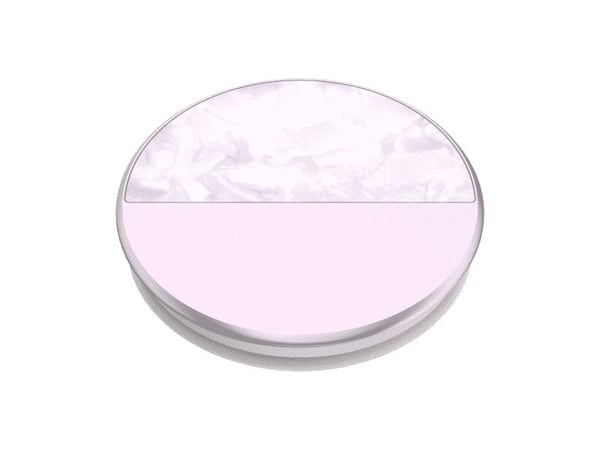 PopSockets PopGrip - Fingergrep/stativ for mobiltelefon - Glam Inlay Acetate Lilac
