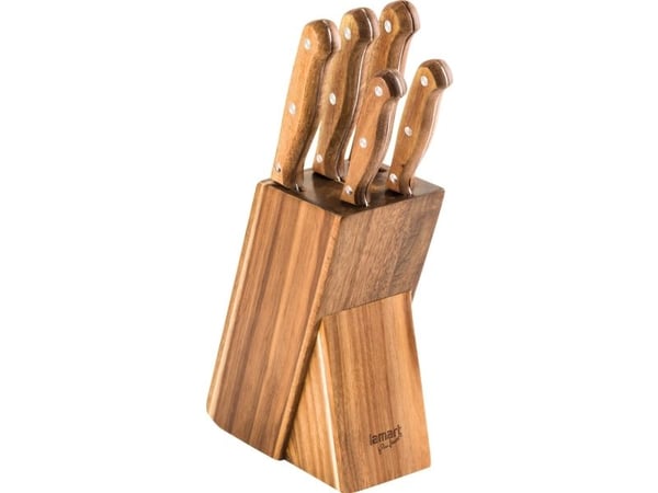 Lamart by Piere Lamart WOOD - Knivsett - tre, rustfritt stål