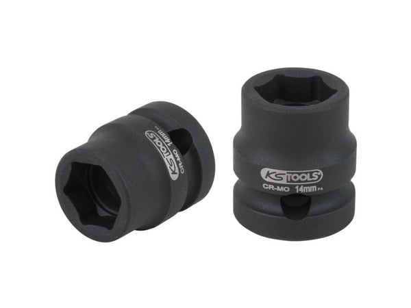 KS Tools 515.0061, Støpselsett, 1/2", Metrisk, 15 hoder, 14 mm, Krom-molybden-stål