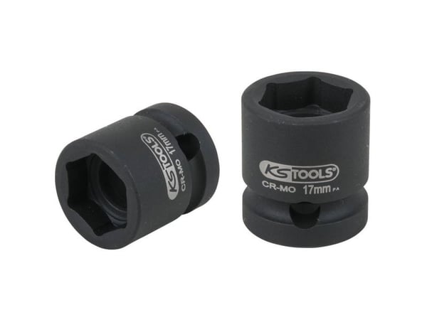 KS Tools 515.0064, Støpselsett, 1/2", Metrisk, 15 hoder, 17 mm, Krom-molybden-stål