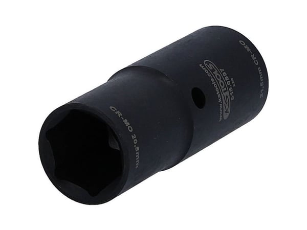 KS Tools 515.0897, Kraftpipe, 1 hoder, 1/2", Krom-molybden, DIN 3121, ISO 1174