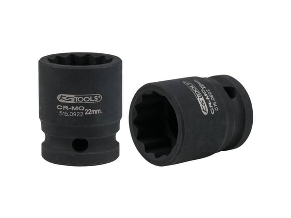 KS Tools 515.0922, Kraftpipe, 1 hoder, 1/2", Krom-molybden, 14 mm, 38 mm