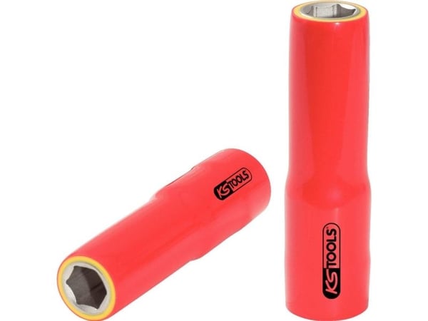 KS Tools 117.1337, Stikkontakt, 1/2", Metrisk, 1 hoder, 13 mm, Kromvanadiumstål
