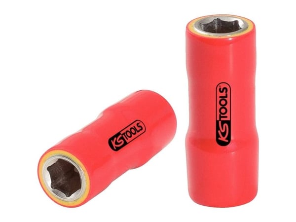 KS TOOLS 1/4" isolert stikkontakt, 10mm (117.1410)