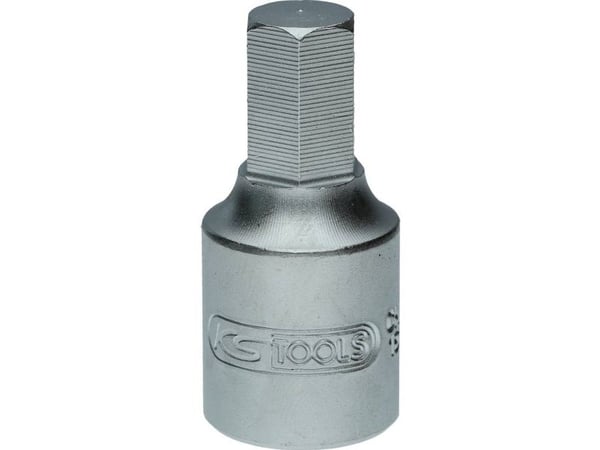 KS Tools 150.9125, 1 stykker, firkant, 3/8", 10 mm, Kromvanadiumstål, 40 mm