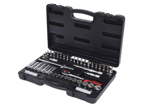 KS Tools 918.0846, Støpselsett, 3/8", Imperisk, 46 hoder, Kromvanadiumstål, 1,13 kg