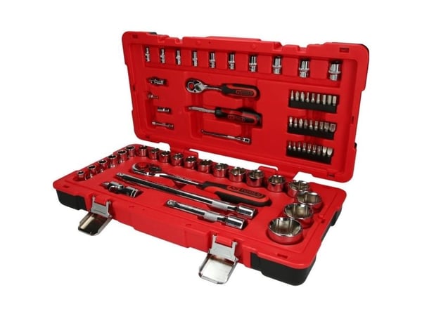 KS Tools 958.0668, Støpselsett, 68 hoder, Kromvanadiumstål, 4,97 kg