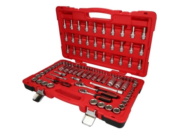 KS Tools 951.0699, Støpselsett, 100 hoder, Kromvanadiumstål, 6,2 kg