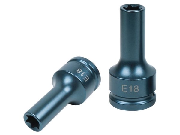 KS TOOLS Werkzeug-maschinen GmbH 3/4" Torx E-strømuttak, lang, E18 (460.1501)