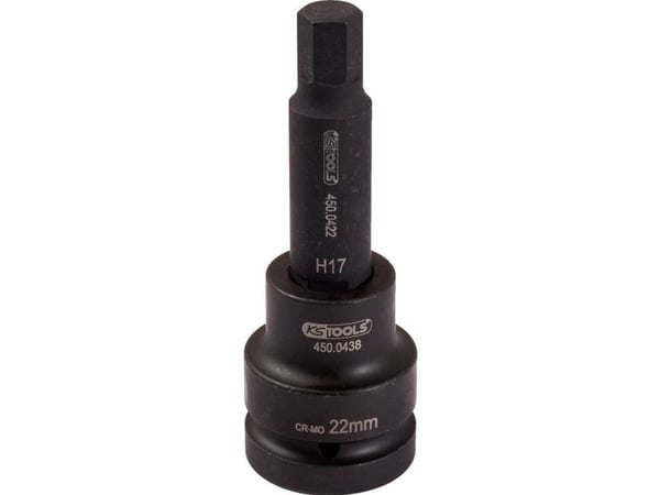 KS Tools 450.0463, Kraftpipe, 1 hoder, 3/4", Krom-molybden, 44 mm, 140 mm