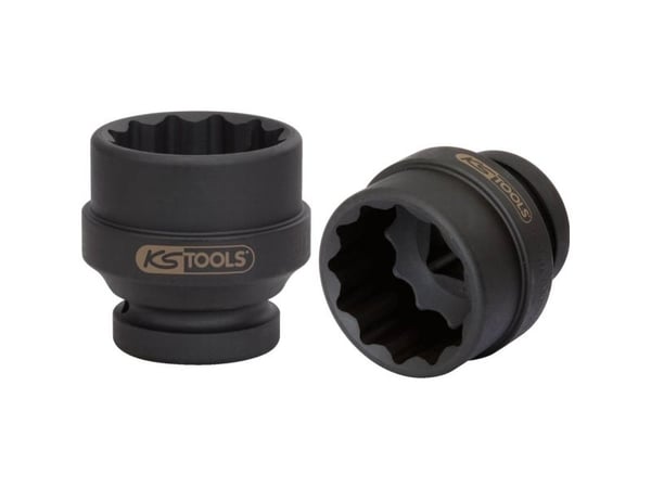 KS Tools 450.0404, Kraftpipe, Svart, 1 hoder, 1", Krom-molybden, 1,02 kg