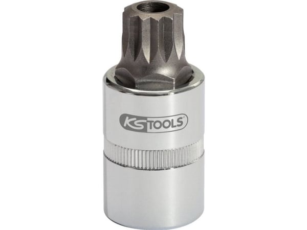 KS Tools 911.1348, Stikkontakt, 1 hoder, Kromvanadiumstål, DIN 3120, ISO 1174, 140 g