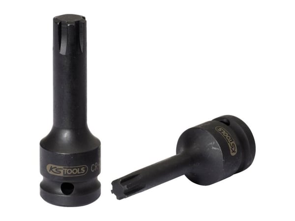 KS Tools 911.0935, Kraftpipe, 1 hoder, 1/2", Krom-molybden, 25 mm, 75 mm