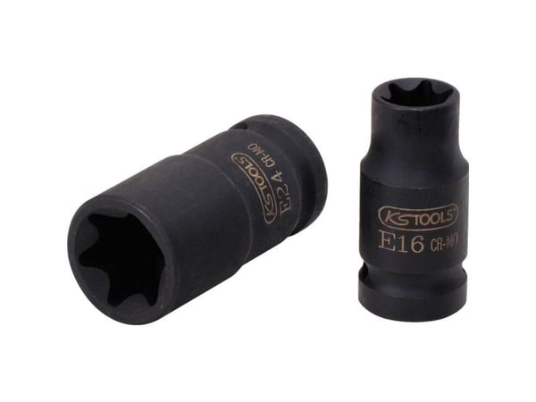 KS Tools 911.0961, Kraftpipe, 1 hoder, 1/2", Krom-molybden, 10 mm, 38 mm