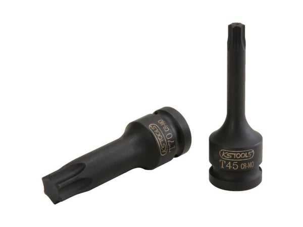 KS Tools 911.0996, Kraftpipe, 1 hoder, 1/2", Krom-molybden, 25 mm, 75 mm