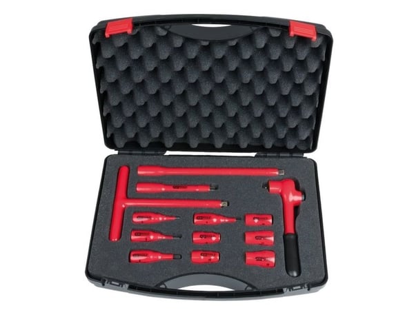 KS Tools 117.1888, Støpselsett, 3/8", 13 hoder, Stål, IEC 60900, 2,4 kg