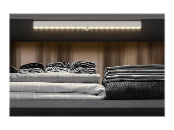 goobay - Underskapslys - LED - 2.2 W (ekvivalent 9 W) - varmt hvitt lys - 3000 K - sølv