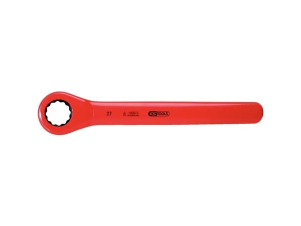 KS Tools 117.4222, Kromvanadiumstål, 22 mm, 1 stykker, Rød, Rød, DIN 7446, IEC 60900