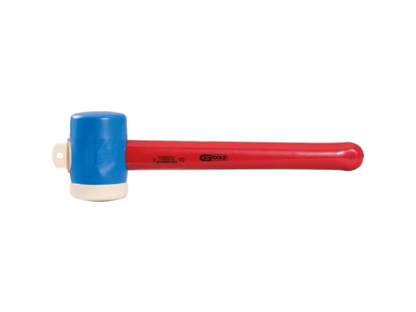 KS Tools 117.1131, Dødslagshammer, Plast, Blå, Rød, 30 cm, 325 g, 5,5 cm