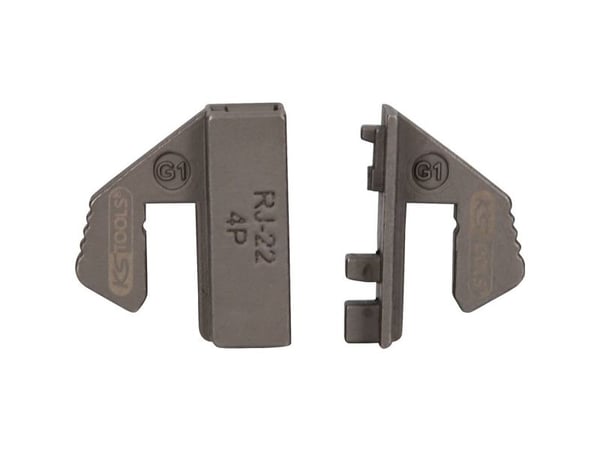 KS TOOLS krympeinnsats for uskjermede WE-plugger 4P, RJ - 22 (115.1422)
