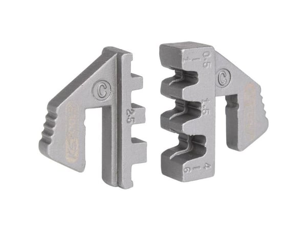 Par krympefindsatser til fladstik 4,8 og 6,3 mm, dia. 0,5 - 6,0 mm KS To-s 115,1417