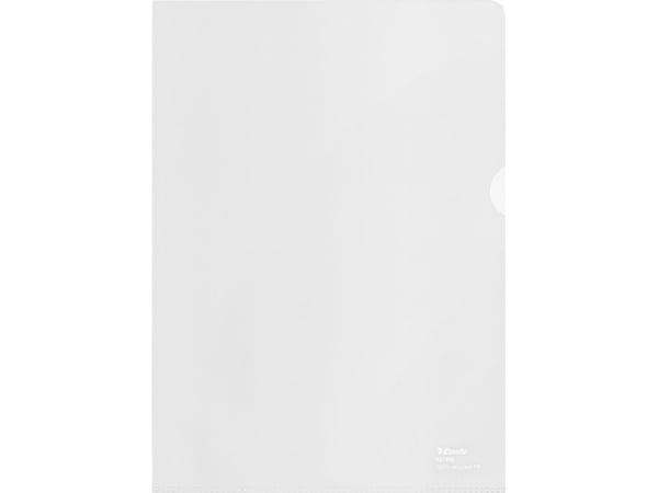 Plastomslag Esselte Recycled A4 100my med preging - (100 stk.)