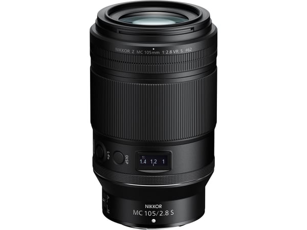 Nikon Z MC 105mm f/2.8 VR S, Makroobjektiv, 16/11, Bildestabilisator, Nikon Z, Autofokus