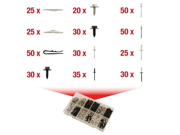 KS Tools 420.0915 #####Kiinnitysklipsisarja