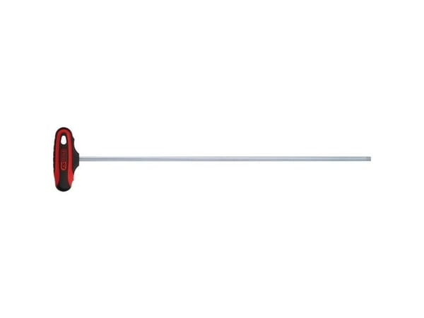 KS Tools 158.5122, Hex-nøkkel med T-grep, 1 stykker, Kromvanadiumstål, 28 cm, 100 g