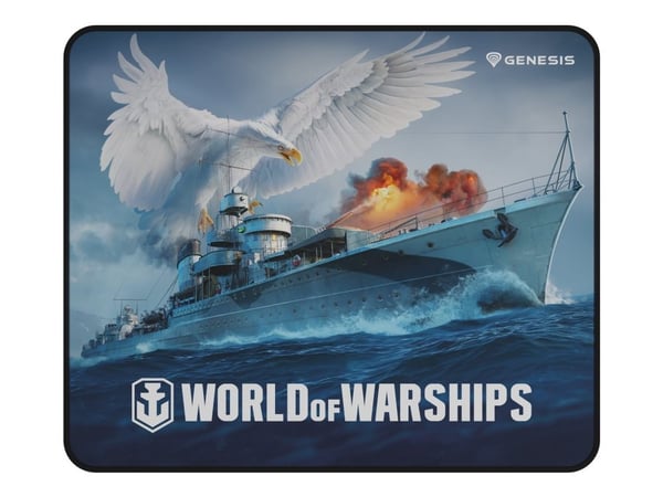 Natec Genesis CARBON 500 - Musmatta - M-storlek - WOWS BLYSKAWIC - World of Warships, flera färger
