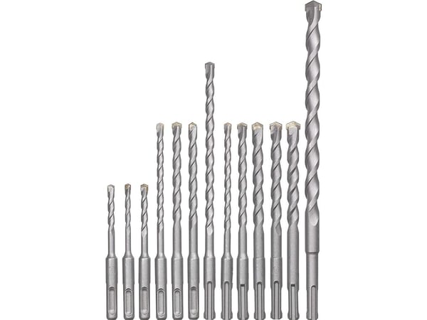 Vasaraporanterien sarja SDS-plus, Ø 5-14mm