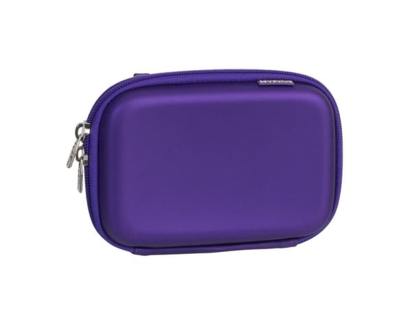 Rivacase 9101 (PU), Överdrag, EVA (Ethylene Vinyl Acetate), Violett, 2.5", Reptålig, Vattentålig, 5 fickor