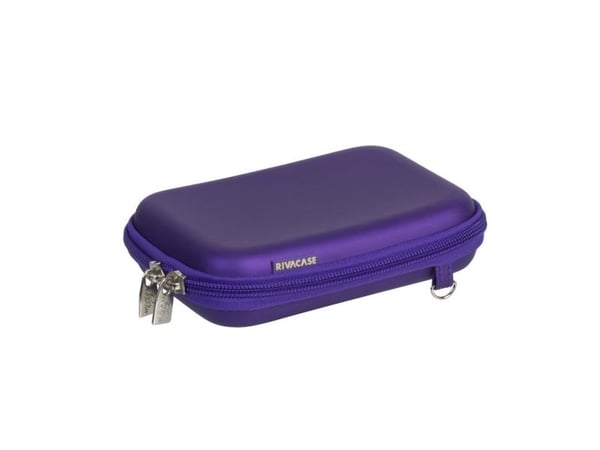 Rivacase 9101 (PU), Överdrag, EVA (Ethylene Vinyl Acetate), Violett, 2.5", Reptålig, Vattentålig, 5 fickor