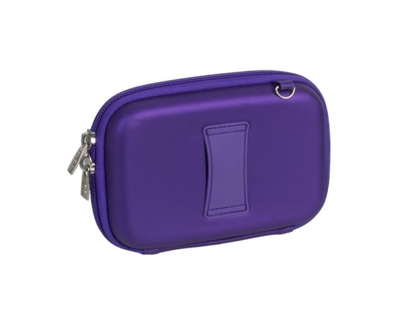 Rivacase 9101 (PU), Överdrag, EVA (Ethylene Vinyl Acetate), Violett, 2.5", Reptålig, Vattentålig, 5 fickor